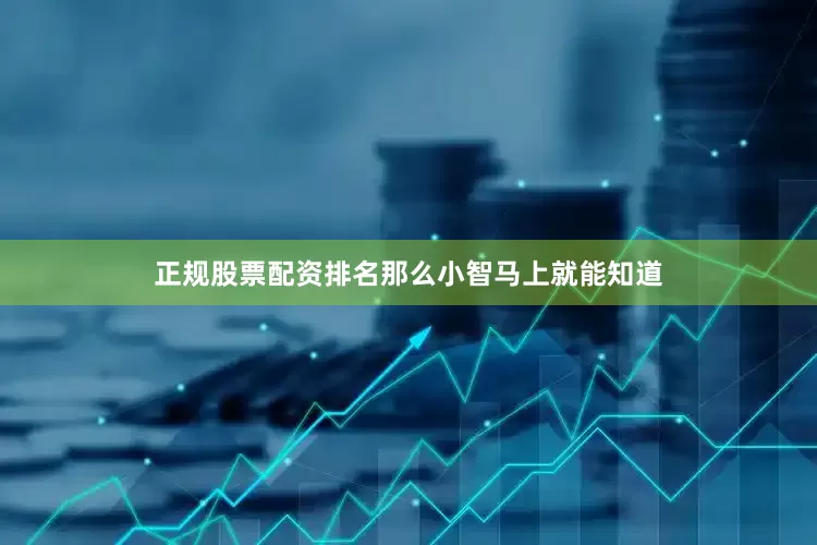 正规股票配资排名那么小智马上就能知道